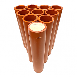 1.91" X 12" HDPE DR11 MORTAR TUBE