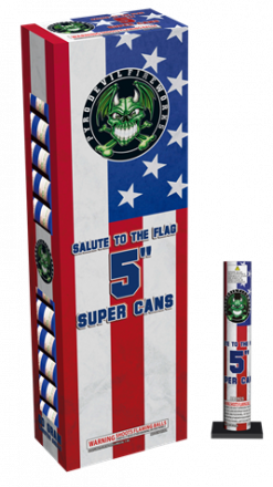 5" SALUTE TO THE FLAG CANISTER SHELLS